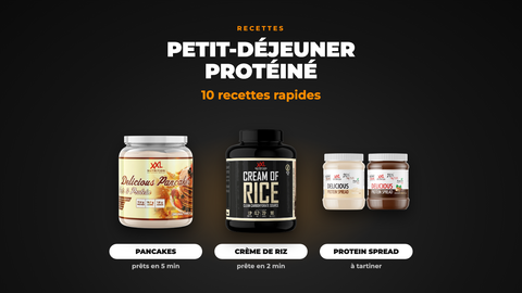 Petit-déjeuner protéiné : Delicious Pancakes, Crème de Riz et Protein Spread
