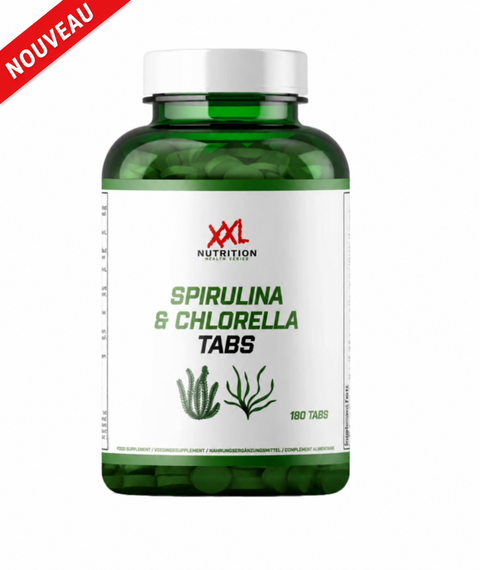Spiruline et chlorelle - 500 mg - 180 comprimés