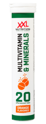 Multivitamin & Minerals - Multivitamines & Minéraux - 20 comprimés effervescents