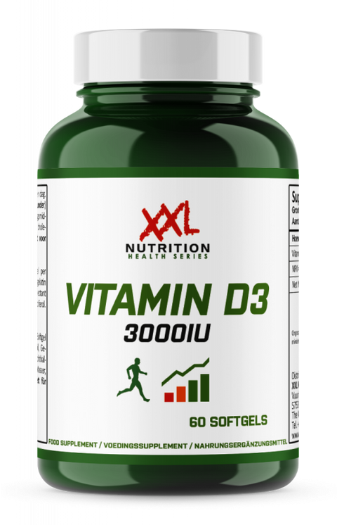 Vitamine D3 3000IU - 60 capsules